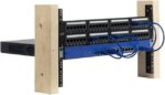 NavePoint 20U Vertical Rack Rail Pair DIY Kit with Hardware