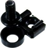 NavePoint M6 Cage Nuts and Screws for Rack Mount Server Shelves Cabinets Set of 25