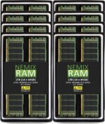 NEMIX RAM 768GB (16X64GB) DDR5 4800MHZ PC5-38400 2Rx4 1.1V 288-PIN ECC RDIMM Registered Server Memory KIT Compatible with Dell PowerEdge R760 Server