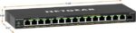 NETGEAR 16-Port High-Power PoE+ Gigabit Ethernet Plus Switch (231W) with 1 SFP Port | GS316EPP