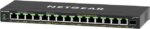 NETGEAR 16-Port High-Power PoE+ Gigabit Ethernet Plus Switch (231W) with 1 SFP Port | GS316EPP