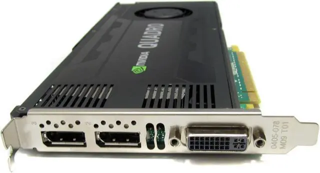 Nvidia Quadro K4000 3GB GDDR5 PCIe 2.0 x16 Dual DisplayPort DVI-I Graphics Card Dell CN3GX