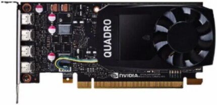 NVIDIA Quadro P1000 - Graphics card - Quadro P1000 - 4 GB GDDR5 - PCIe 3.0 x16 low profile - 4 x Mini DisplayPort - reta