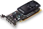 NVIDIA Quadro P1000 - Graphics card - Quadro P1000 - 4 GB GDDR5 - PCIe 3.0 x16 low profile - 4 x Mini DisplayPort - reta