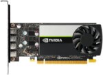 NVIDIA T1000 4 GB GDDR6 - PCIe 3.0 x16 low profile - 4 x Mini DisplayPort Graphic Card