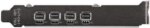 NVIDIA T1000 4 GB GDDR6 - PCIe 3.0 x16 low profile - 4 x Mini DisplayPort Graphic Card