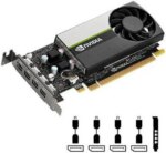 NVIDIA T1000 4 GB GDDR6 - PCIe 3.0 x16 low profile - 4 x Mini DisplayPort Graphic Card