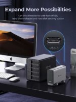 ORICO MetaCube Pro 2.5'' 3.5" Enterprise Storage NAS with Multi-account Usage Double Encryption Data Sharing for 7x24 Hours Work High-Speed Gigabit