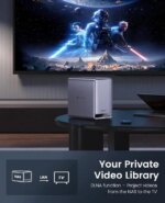 ORICO NAS Metabox Private Cloud 5 Bay NAS Storage and Local Cloud, Networkable Enclosure with APP-Connected for Team/Family, Samba & DLNA Protocol,
