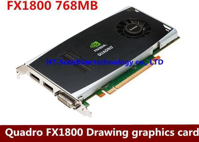 Original professional graphics card graphics workstation Quadro FX1800 768M Professional video card