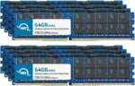 OWC 512GB (8x64GB) DDR5 5200 PC5-41600 CL42 2Rx4 288-pin 1.1V ECC Registered RDIMM Memory RAM Module Upgrade Kit for Select Workstations or Servers
