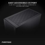 Phanteks XT Pro Ultra, Mid-Tower Gaming Chassis, 4x M25-140 Fans Included, High Airflow Performance Mesh, Tempered Glass Window, USB-C 3.2 Gen2, Black