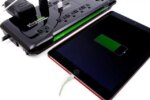 Plugable Surge Protector Power Strip with USB and 12 AC Outlets, Built-in 10.5W 2-Port USB Charger for Android, Apple iOS, and Windows Mobile Devices,