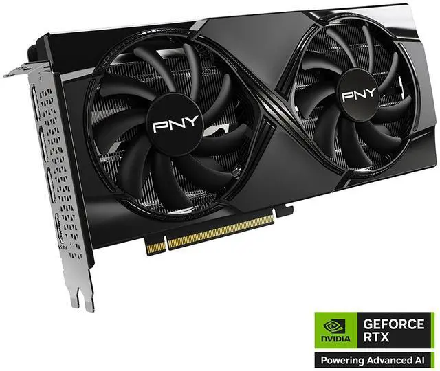 PNY DUAL FAN OC GeForce RTX 5060 Ti 16GB 128-Bit GDDR7 PCI Express 5.0 x8 DLSS 4.0 Graphics Card RTX 5060 Ti 16GB DUAL FAN OC VCG5060T16DFXPB1-O