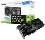 PNY DUAL FAN OC GeForce RTX 5060 Ti 16GB 128-Bit GDDR7 PCI Express 5.0 x8 DLSS 4.0 Graphics Card RTX 5060 Ti 16GB DUAL FAN OC VCG5060T16DFXPB1-O