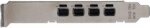 PNY NVIDIA Quadro NVS 510 2GB GDDR3 4-Mini DisplayPort Low Profile PCI-Express Video Card VCNVS510DVI-PB