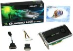 PNY Quadro 4000 VCQ4000-PB 2GB 256-bit GDDR5 PCI Express 2.0 x16 Graphics Card