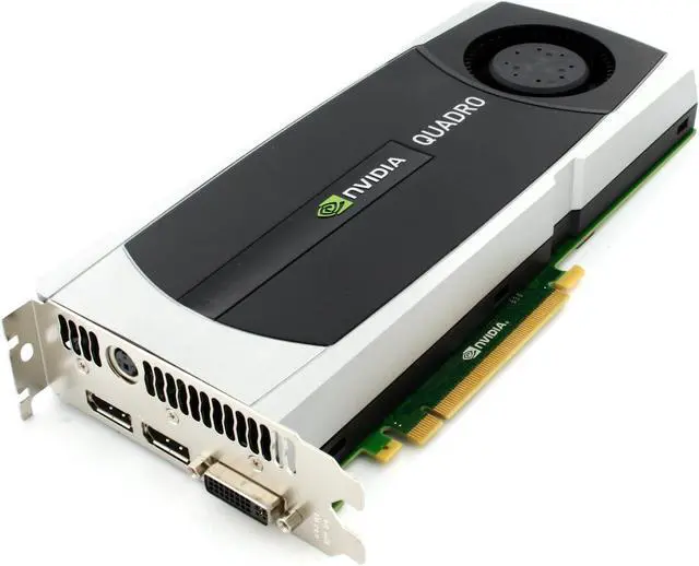 PNY Quadro 5000 VCQ5000SDI-PB 2.5GB 320-bit GDDR5 with ECC PCI Express 2.0 x16 Graphics Card