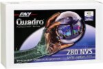 PNY Quadro NVS 280 VCQ4280NVS-PCI-PB 64MB 32-bit DDR PCI Graphics Card