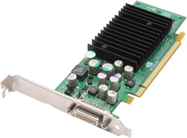 PNY Quadro NVS 285 VCQ4285NVS-PCIE-PB 64MB 64-bit DDR PCI Express x16 Graphics Card