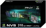 PNY Quadro NVS 310 VCNVS310DP-PB 512MB 64-bit DDR3 PCI Express 2.0 x16 Low Profile Graphics Card