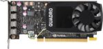 PNY Quadro P1000 VCQP1000-PB 4GB 128-bit GDDR5 PCI Express 3.0 x16 Low Profile Graphics Card