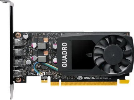 PNY Quadro P1000 VCQP1000V2-PB 4GB 128-bit GDDR5 PCI Express 3.0 x16 Low Profile Graphics Card