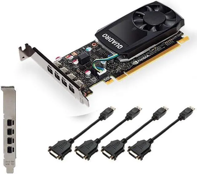 PNY Quadro P1000 VCQP1000V2-PB 4GB 128-bit GDDR5 PCI Express 3.0 x16 Low Profile Graphics Card