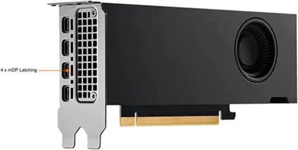 PNY RTX A2000 VCNRTXA200012GB-PB 12GB 192-bit GDDR6 with ECC PCI Express 4.0 x16 Low Profile Graphics Card