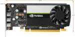 PNY T400 VCNT4004GB-PB 4GB 64-bit GDDR6 PCI Express 3.0 x16 Low Profile Graphics Card