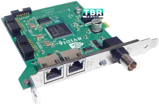PNY VCQFXGSYNC nVidia Quadro G-Sync PCIe x1 Add-On Capture Interface board Card for FX4600 FX5500 FX5600 FX4800