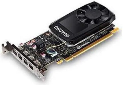 PNY VCQP1000-PB NVIDIA Quadro P1000 4GB GDDR5 4Mini DisplayPorts PCI-Express Video Card
