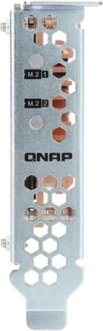 QNAP QM2-2P-244A Dual M.2 22110/2280 Pcie SSD Expansion Card (PCIe Gen2 X4), Low-Profile Bracket Pre-Loaded, Low-Profile Flat and Full-Height are