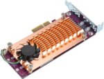 QNAP QM2-2P-244A Dual M.2 22110/2280 Pcie SSD Expansion Card (PCIe Gen2 X4), Low-Profile Bracket Pre-Loaded, Low-Profile Flat and Full-Height are