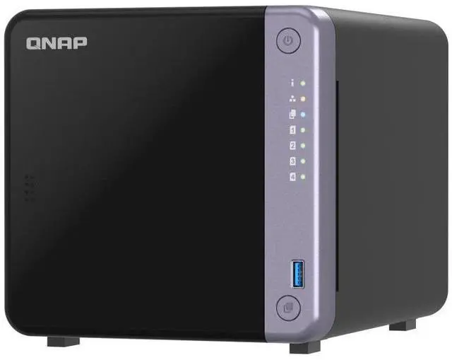 QNAP TS-432X-4G-US 4 Bay 10GbE Desktop NAS with ARM Alpine AL524 Quad-core Processor and 4 GB DDR4 RAM (Diskless)