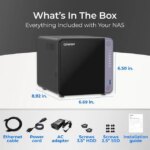 QNAP TS-432X-4G-US 4 Bay 10GbE Desktop NAS with ARM Alpine AL524 Quad-core Processor and 4 GB DDR4 RAM (Diskless)