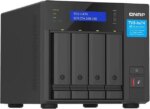 QNAP TVS-h474-PT-8G-US 4 Bay High-Speed Desktop NAS with Intel® Pentium® Gold 2-core CPU, 8GB DDR4 Memory, 2.5 GbE Networking and PCIe Gen 4