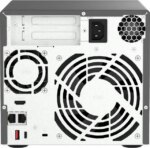 QNAP TVS-h474-PT-8G-US 4 Bay High-Speed Desktop NAS with Intel® Pentium® Gold 2-core CPU, 8GB DDR4 Memory, 2.5 GbE Networking and PCIe Gen 4