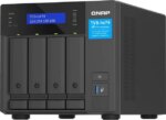 QNAP TVS-h474-PT-8G-US 4 Bay High-Speed Desktop NAS with Intel® Pentium® Gold 2-core CPU, 8GB DDR4 Memory, 2.5 GbE Networking and PCIe Gen 4
