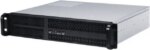 RACKOWL 2U Server Case/ Rackmount Server Chassis, 4x 3.5"/2.5" HDD Bay, 1x 5.25" Device, Micro-ATX Motherboard Support ; Fans: Rear 2x 80mm, Size: