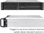 RACKOWL 2U Server Case/ Rackmount Server Chassis, 4x 3.5"/2.5" HDD Bay, 1x 5.25" Device, Micro-ATX Motherboard Support ; Fans: Rear 2x 80mm, Size: