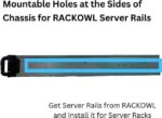 RACKOWL 2U Server Case, Rackmount Server Chassis; 8* HDD Bays (6*3.5" & 2*5.25"); E-ATX/CEB/EEB/ATX Mobo, Mid Fans 4* 80mm, Size:16.8* 3.5* 25.0"