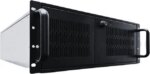 RACKOWL 4U Rackmount Server Case Chassis; 13*HDD Bays (10*3.5" & 3*5.25"); E-ATX/CEB/EEB/ATX Mobo, Fan: Front 2*120mm, Mid 4*80mm, Rear 2*80mm, Front