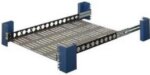 RackSolutions 1U Light Duty Fixed Shelf 24in Depth - US Steel Construction, 100 lbs Capacity, Anti-Slip Mat, Adjustable Mounting Depth