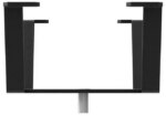 RackSolutions 1U Mac Mini Vertical Bracket for Apple Mac Mini (M4, 2024), Compatible with RackSolutions' Modular Shelves, Secure High-Density Mounting