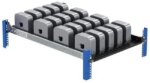 RackSolutions 1U Mac Mini Vertical Bracket for Apple Mac Mini (M4, 2024), Compatible with RackSolutions' Modular Shelves, Secure High-Density Mounting