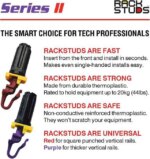 Rackstuds 4C Rack Mount Solution Series II – No More Cage Nuts! The Easiest and Safest Server Rack Solution in 19" Racks with Square Punched Vertical