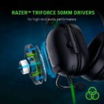 Razer BlackShark V2 X Gaming Headset: 7.1 Surround Sound Capable - 50mm Drivers - Memory Foam Cushion - for PC, PS4, Nintendo Switch - 3.5mm Headphone