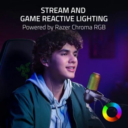 Razer Seiren V3 Chroma RGB USB Microphone with Tap-to-Mute