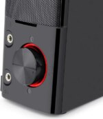 Redragon GS550 Orpheus PC Gaming Speakers, 2.0 Channel Stereo Desktop Computer Sound Bar with Compact Maneuverable Size, Headphone Jack, Quality Bass